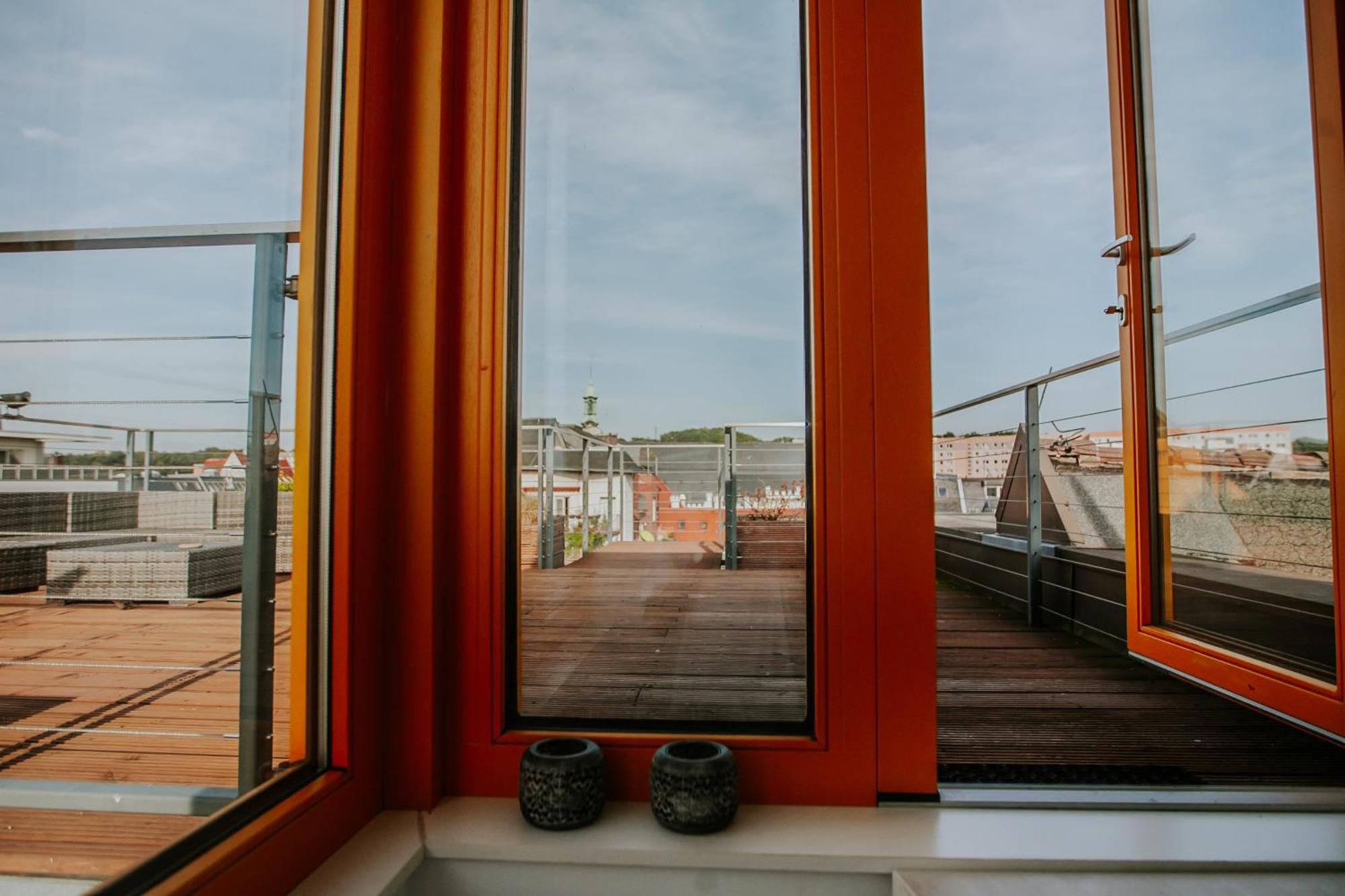 Traumhaftes Apartment Am Dom Mit Grosser Dachterrasse Zwickau Exterior foto